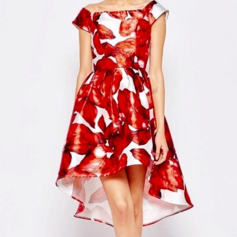 Chi Chi London Floral Cocktail Dress